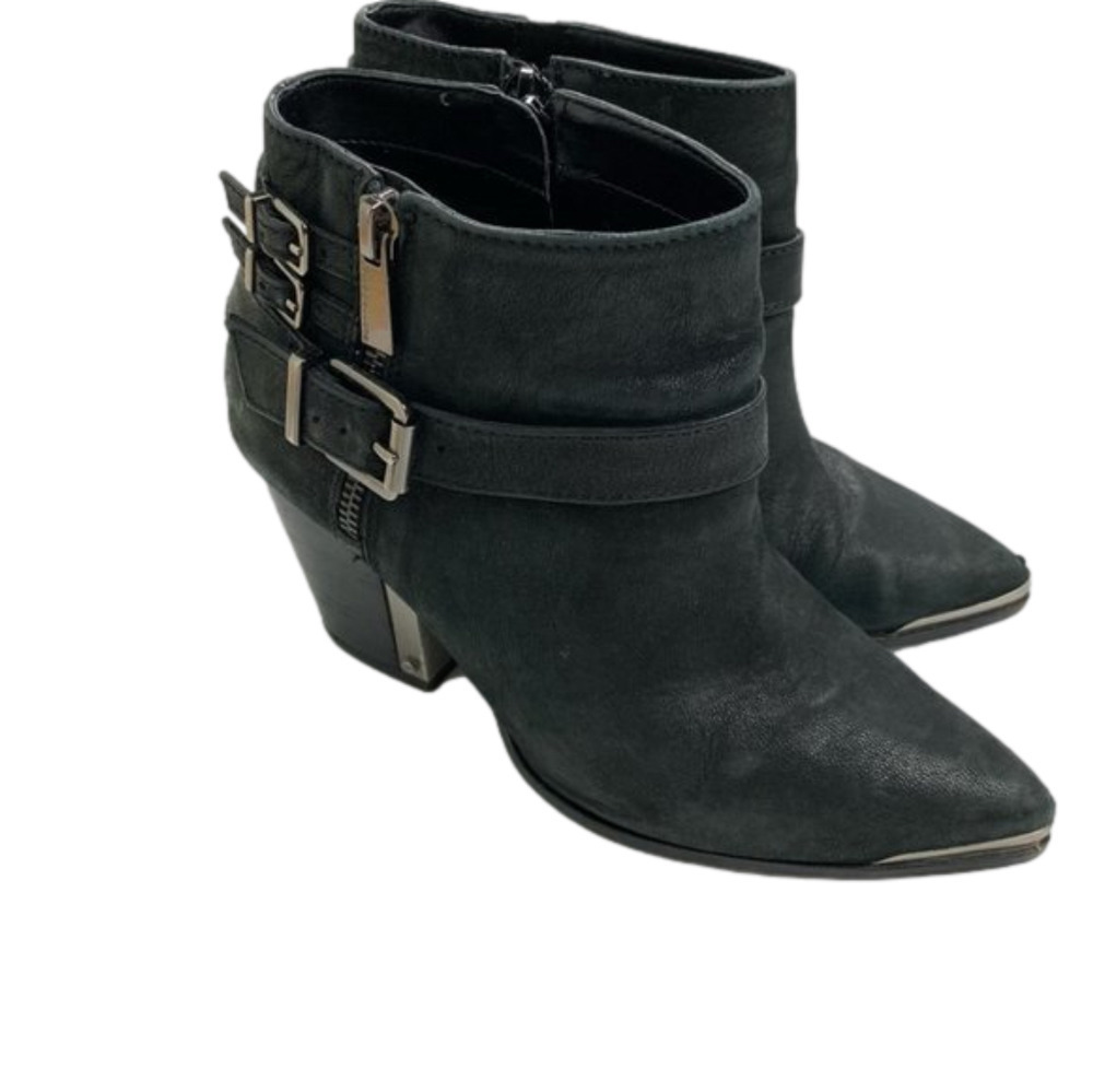 Vince Camuto Western Adelfi  Ankle Leather Booties size 7 ½